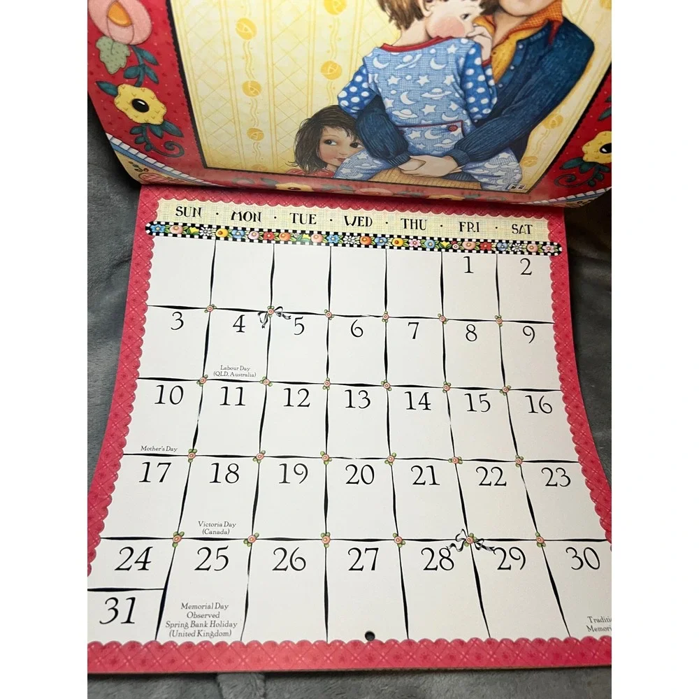 Mary Engelbreit 1998 Everydays a Holiday Calendar Vintage Whimsical Art Workman
